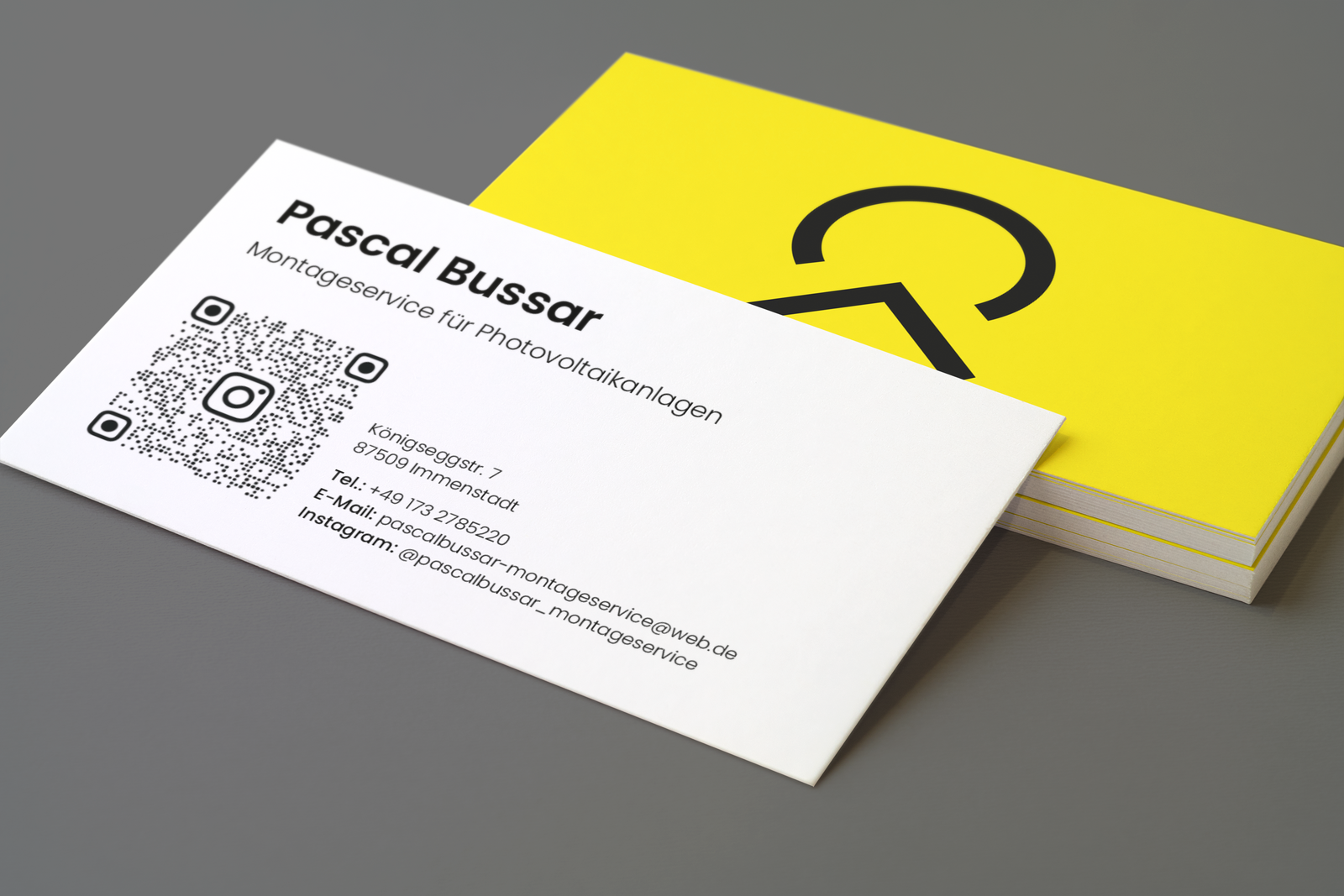 Corporate Design Pascal Bussar Montageservice
