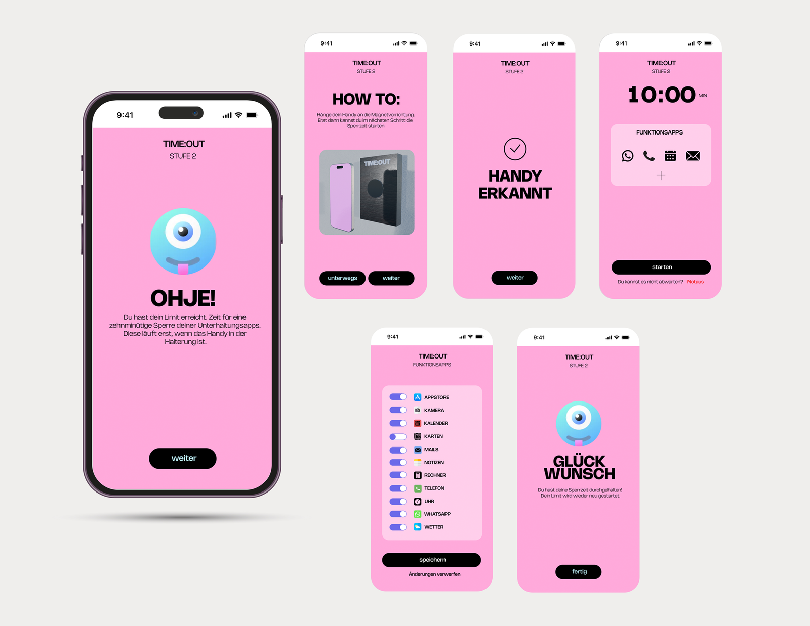 App TIME:OUT — Abbildung 4