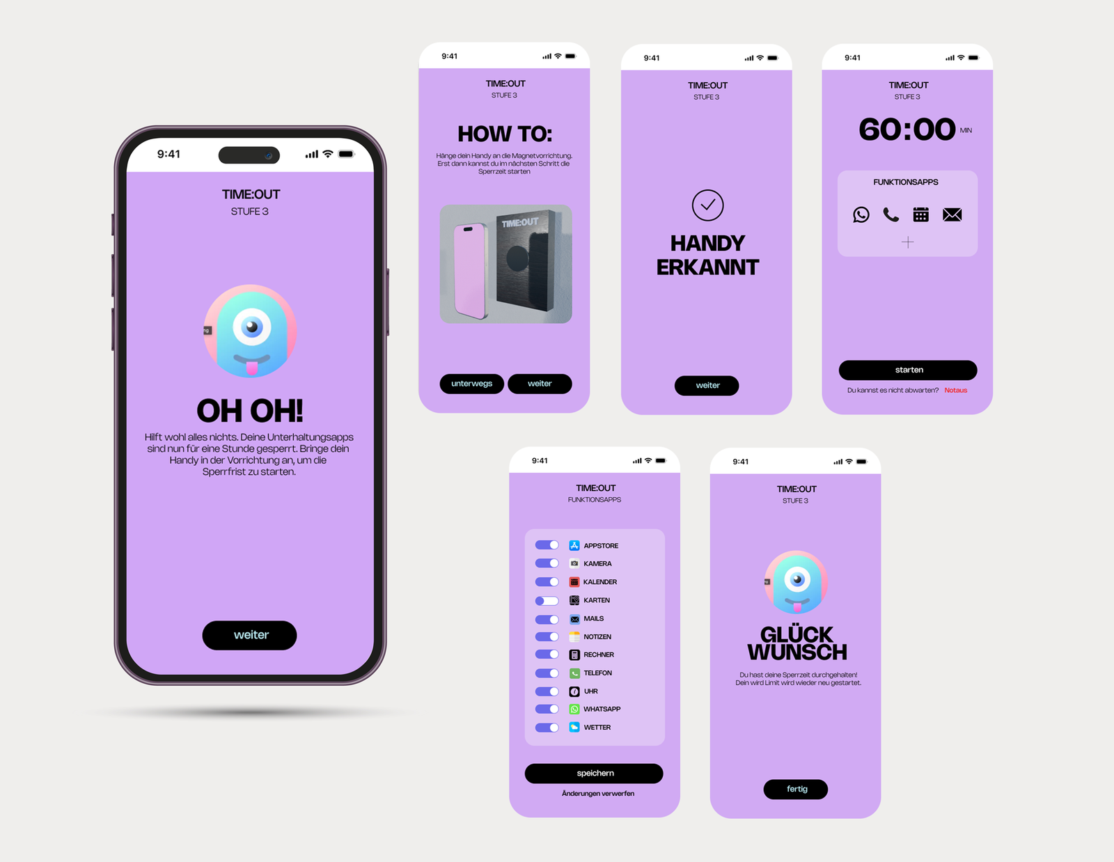 App TIME:OUT — Abbildung 5